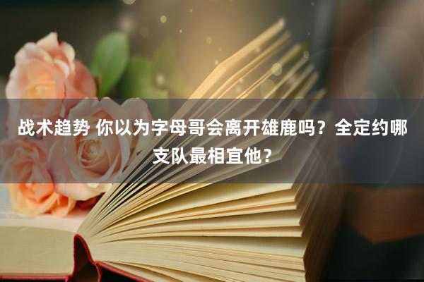 战术趋势 你以为字母哥会离开雄鹿吗？全定约哪支队最相宜他？