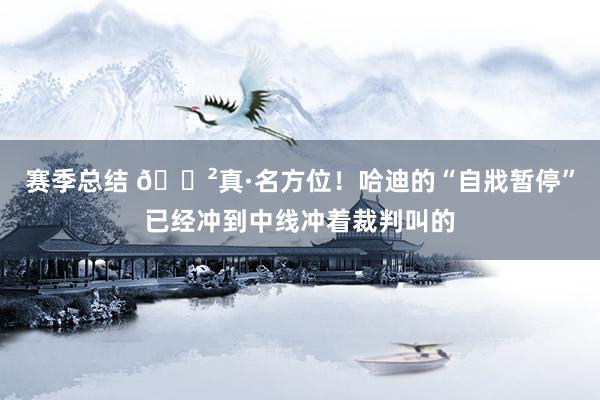 赛季总结 😲真·名方位！哈迪的“自戕暂停”已经冲到中线冲着裁判叫的